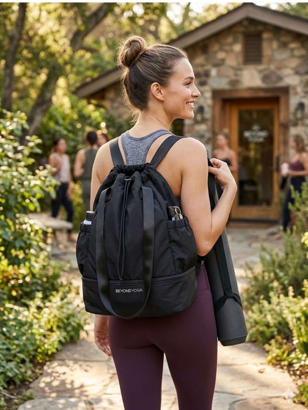 Beyond Yoga Black Backpack
